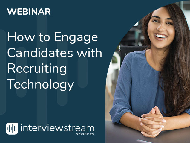 How to Engage Candidates with Recruiting Technology Webinar Thumbnail.