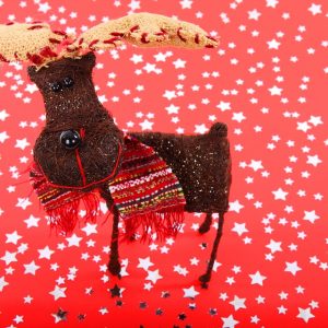 Christmas deer plush