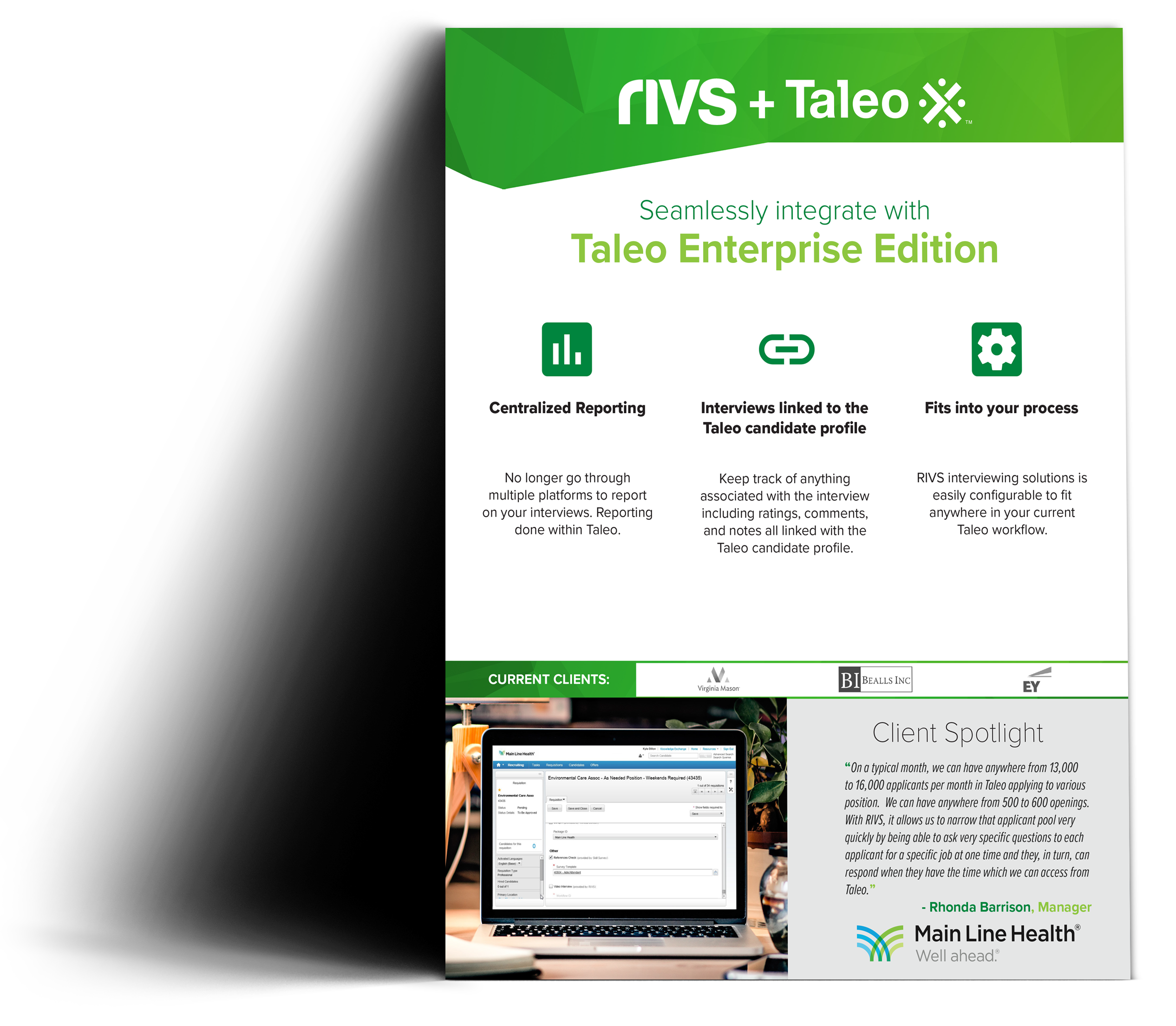 RIVS Integrates with Taleo Enterprise Edition - InterviewStream