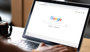 google search engine screen