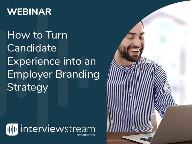 How to Turn Candidate Experience into an Employer Branding Strategy Webinar Thumbnail.