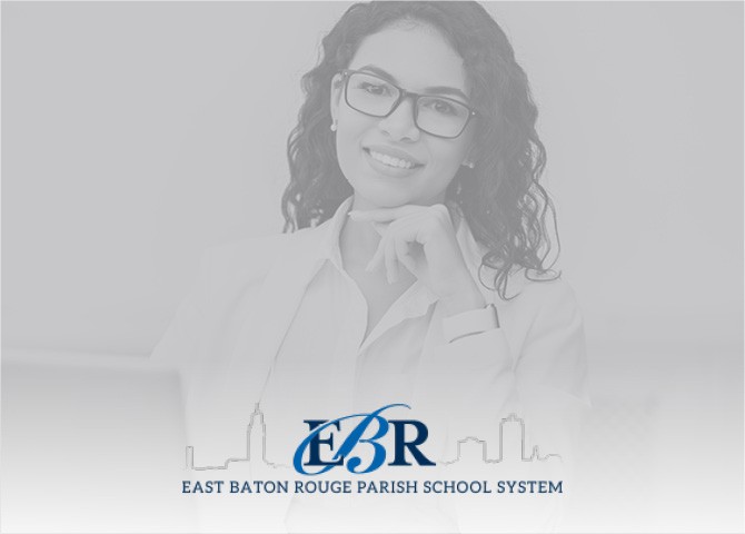 Cover of the East Baton Rouge School District case study document.