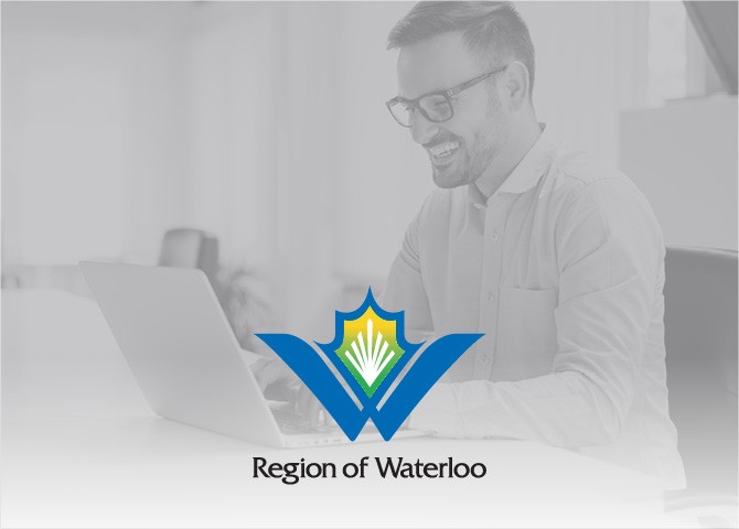 Cover of the Region of Waterloo case study document.