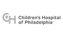 Children's Hospital of Philadelphia logo in grayscale.