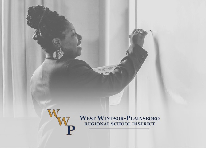 Cover of the West Windsor-Plainsboro Regional School District case study document.